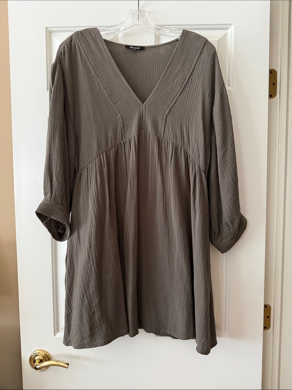 Madewell V-Neck Mini Dress